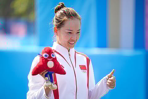 Gold medalist China's Yang Jiayu